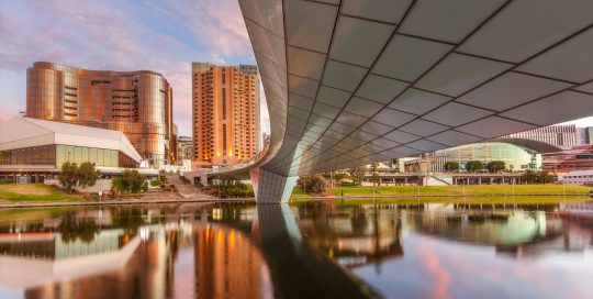 Adelaide Riverbank; Credit: Michael Waterhouse Photography
