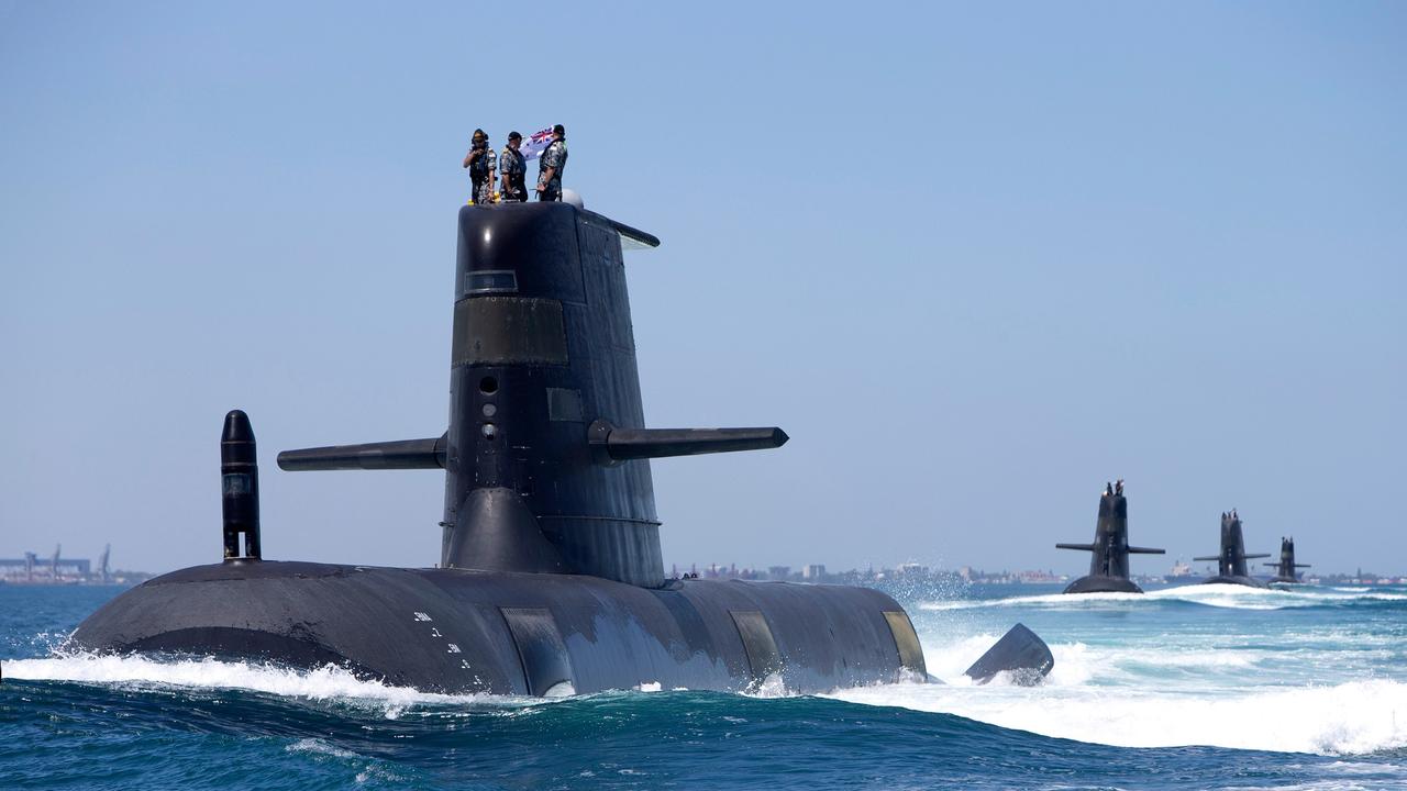IMI Critical Engineering’s products have been used in Australia’s Collins-class submarines. Above, the Collins, Farncomb, Dechaineux and Sheean in formation in Cockburn Sound, Western Australia.