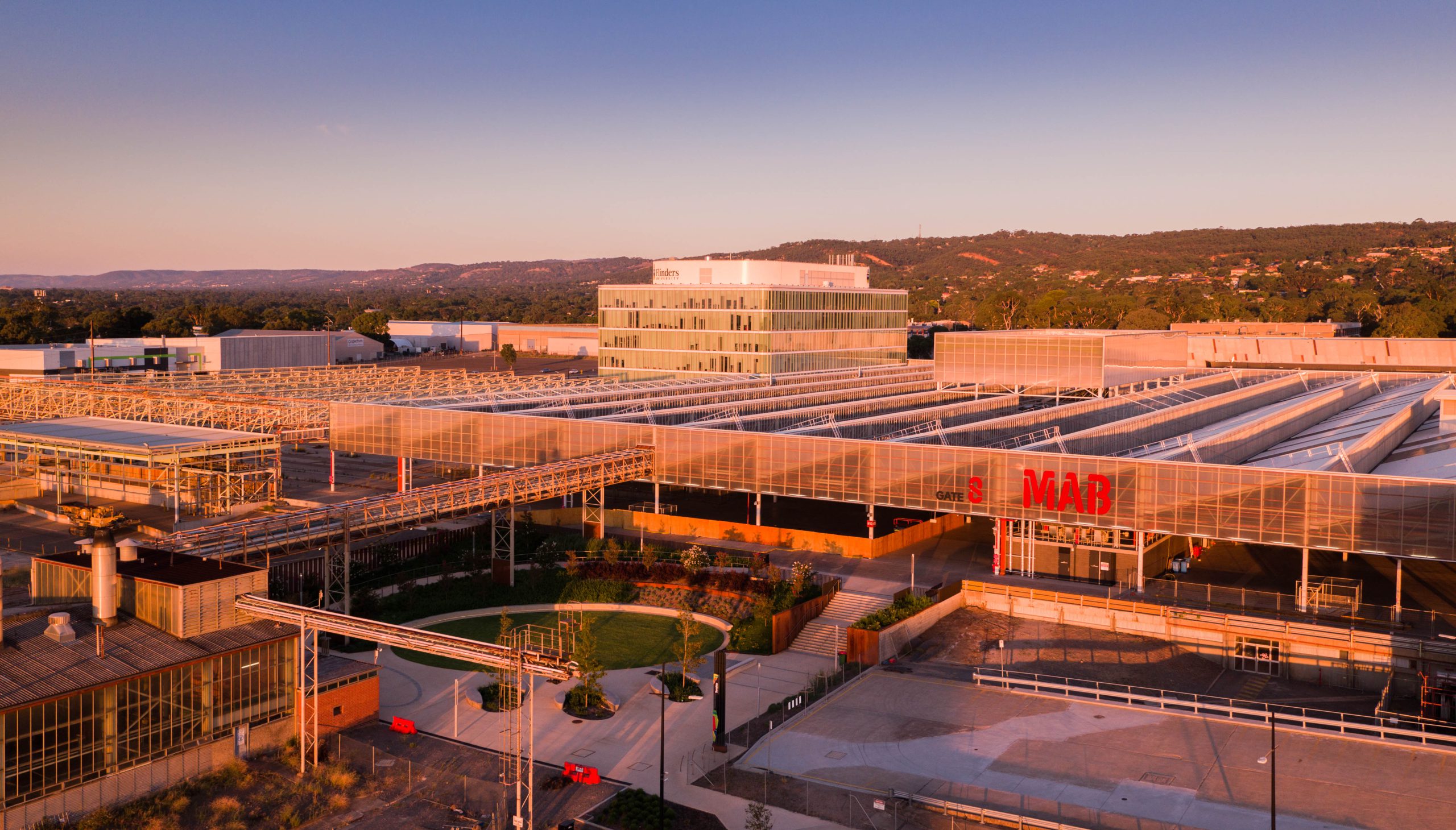 Tonsley Innovation District aerial shot