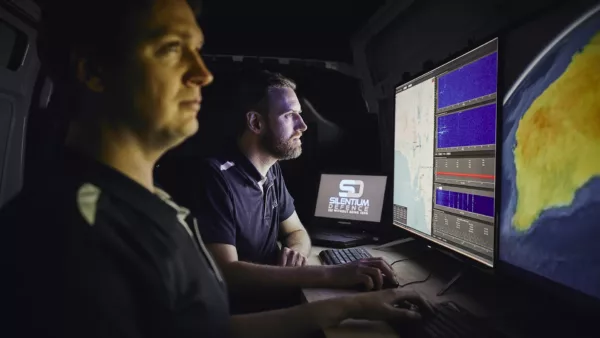Silentium Defence team reviewing space data. Credit: Silentium Defence.