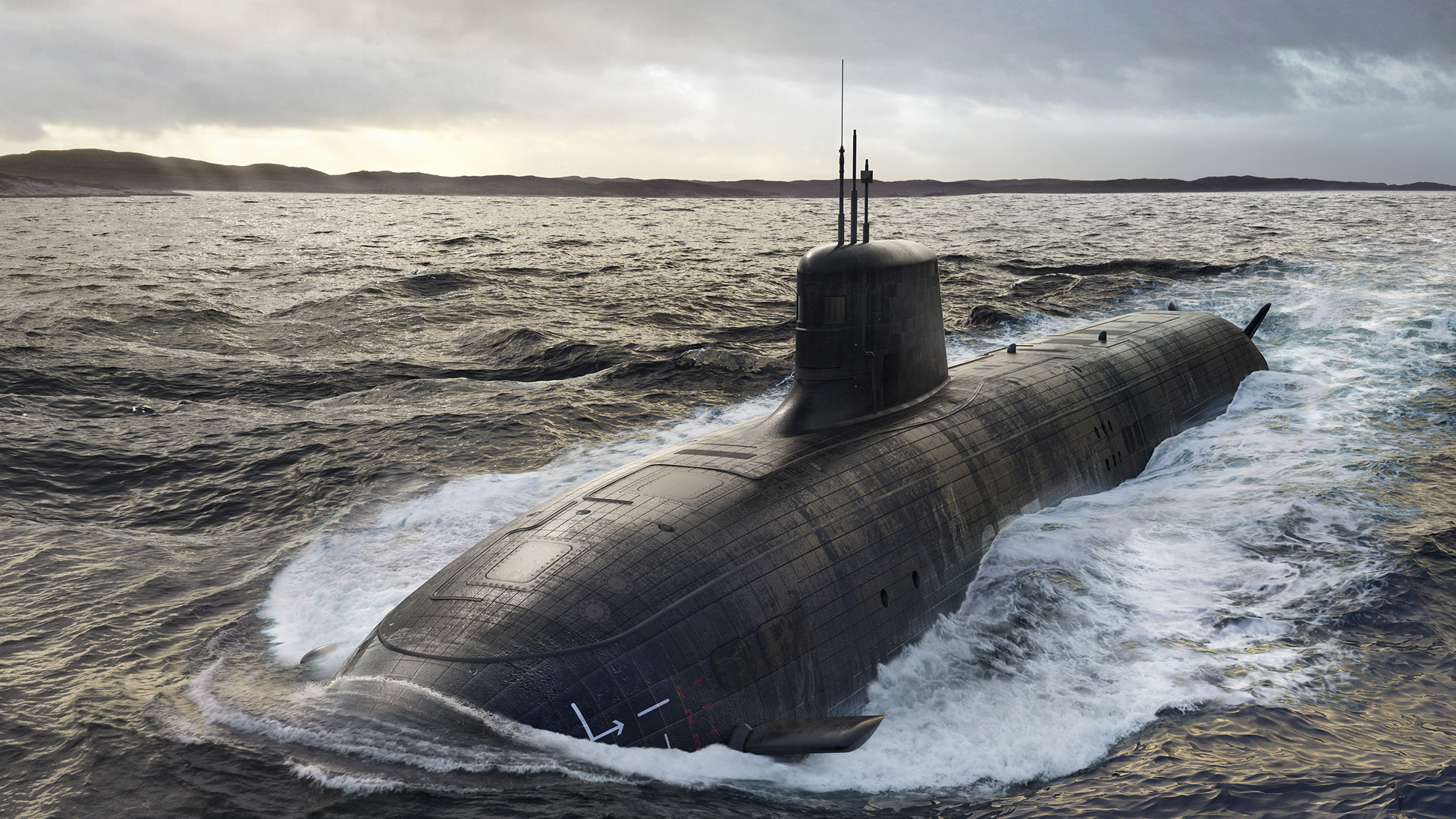 SSN AUKUS Nuclear-Powered Submarine