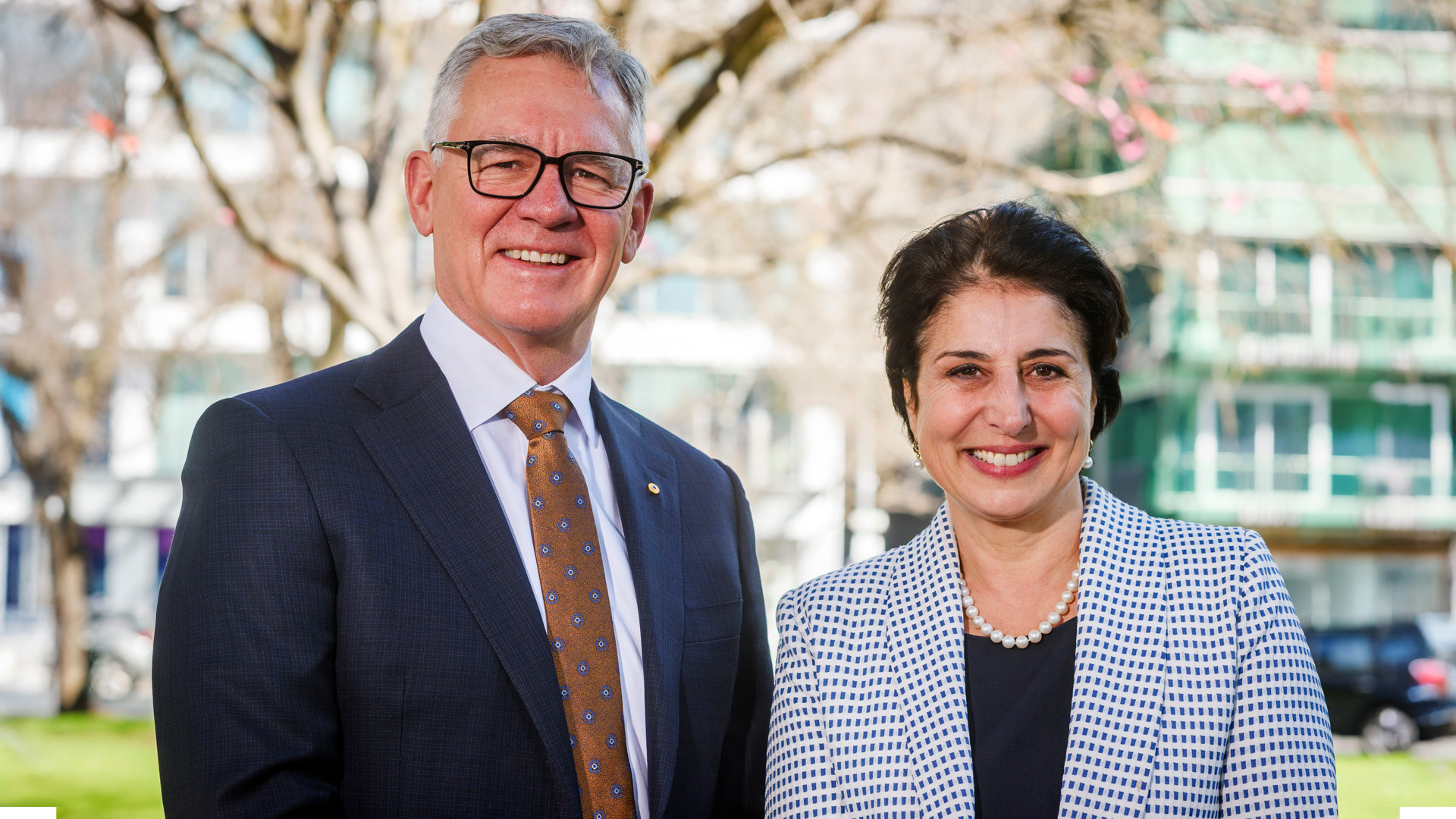 Defence SA Advisory Board Chair, Rick Burr with newly appointed member, Christine Zeitz