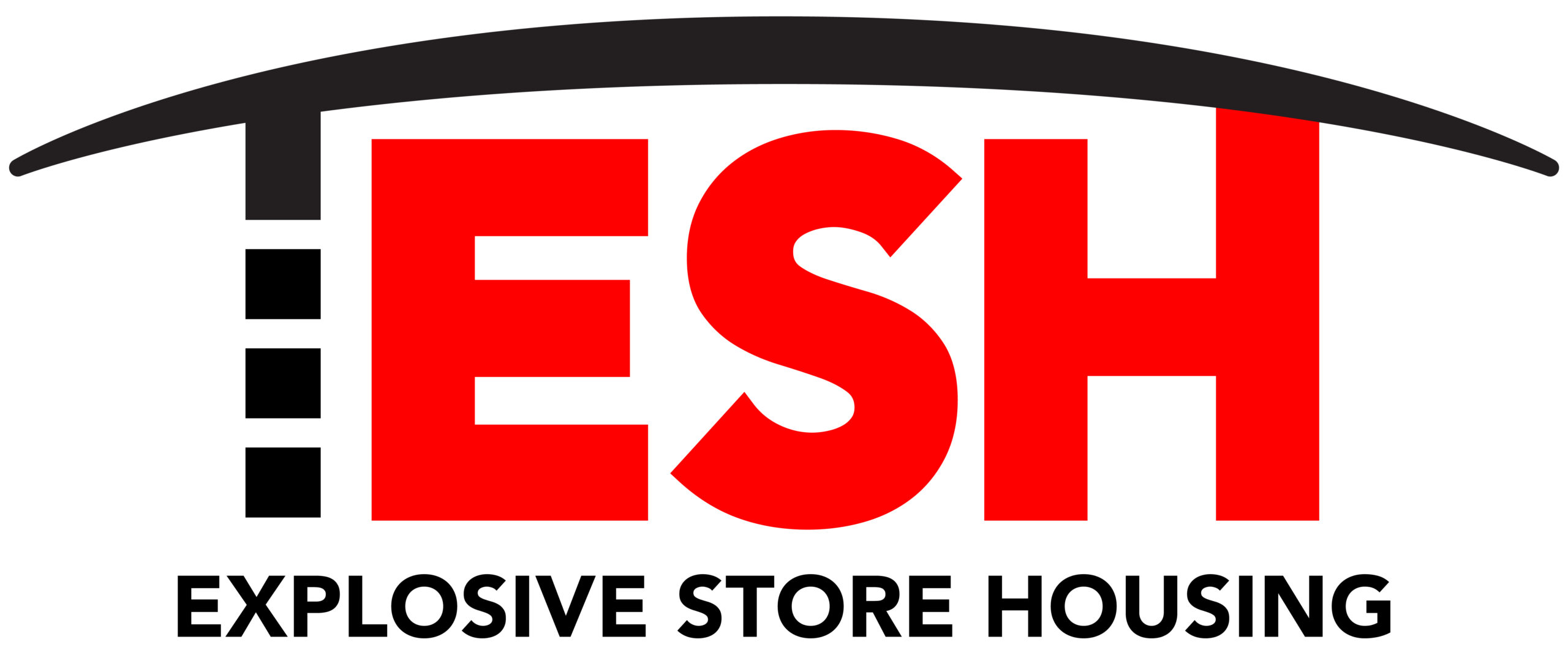 ESH-Logo-Words_Black-Red